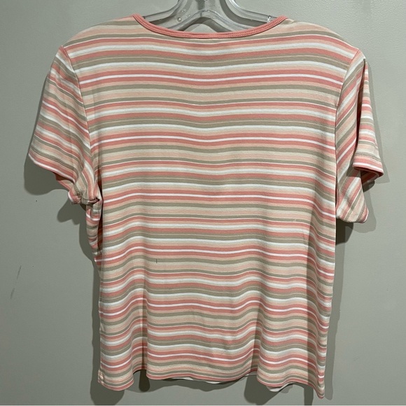 Northern Reflection Women's Short Sleeve Stripped T-Shirt - Picture 2 of 6